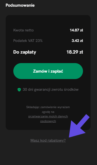 kod rabatowy SEOHOST